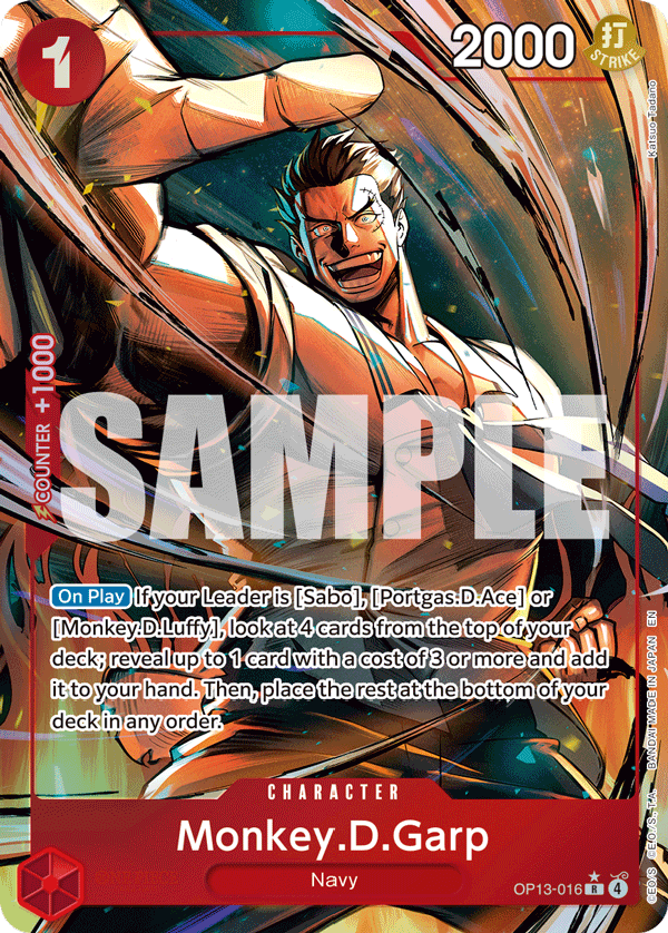OP13-016 - Monkey.D.Garp (Alt Art)