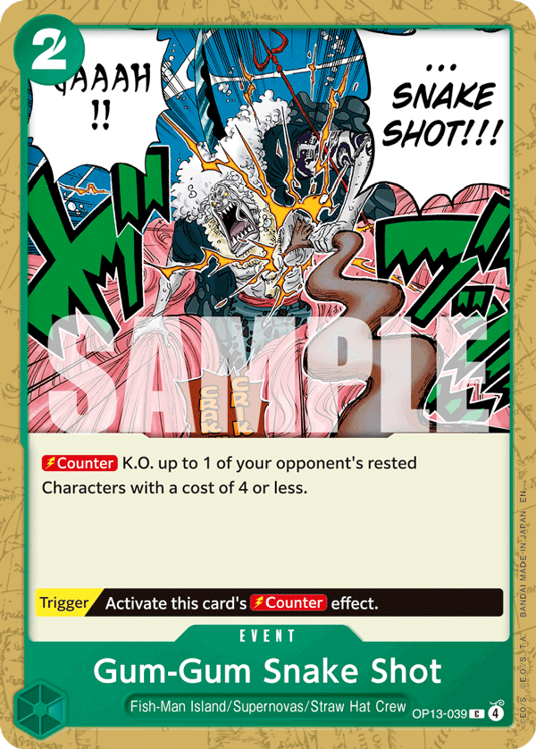 OP13-039 - Gum-Gum Snake Shot