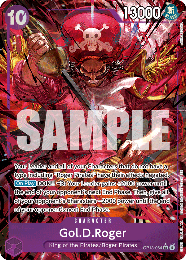 OP13-064 - Gol.D.Roger (SR) (Alt Art)