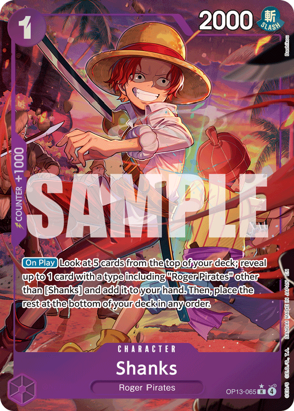 OP13-065 - Shanks (Alt Art)