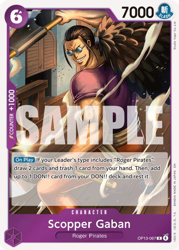 OP13-067 - Scopper Gaban
