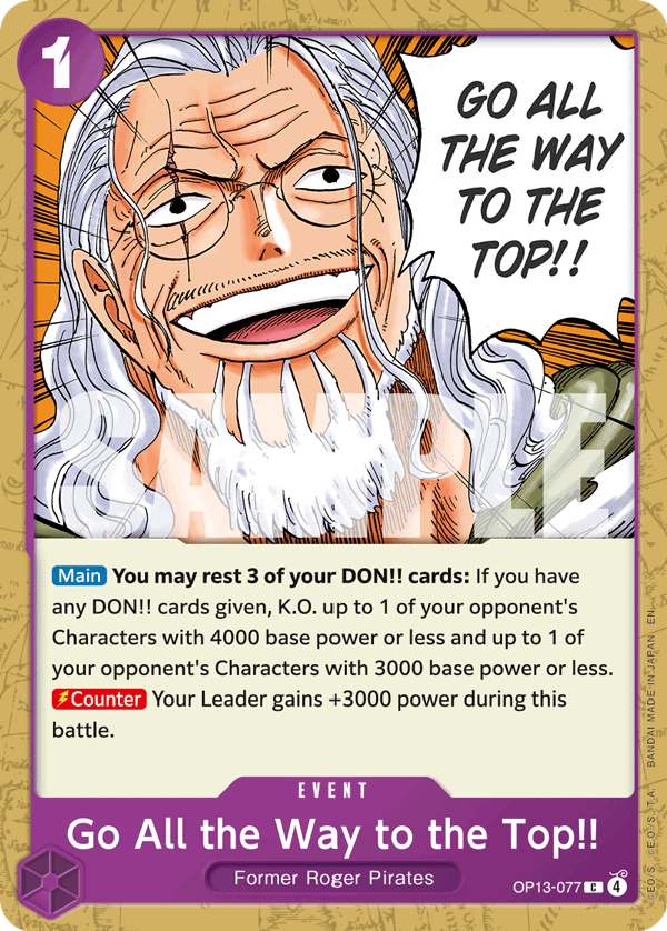 OP13-077 - Go All the Way to the Top!!