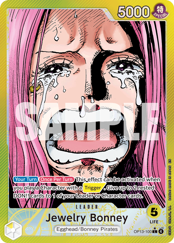 OP13-100- Jewelry Bonney (Leader) (Alt Art)