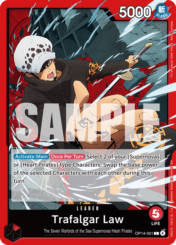 OP14-001 - Trafalgar Law (Leader)