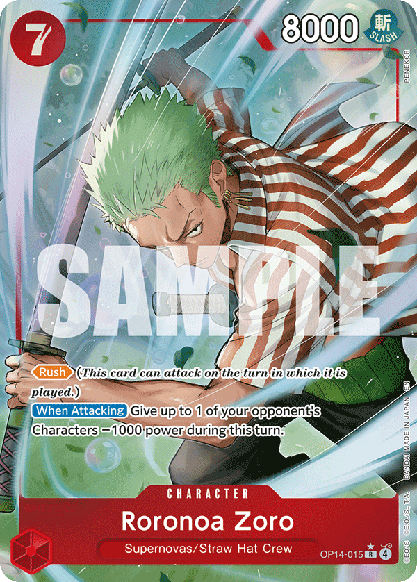 OP14-015 - Roronoa Zoro (Alt Art)