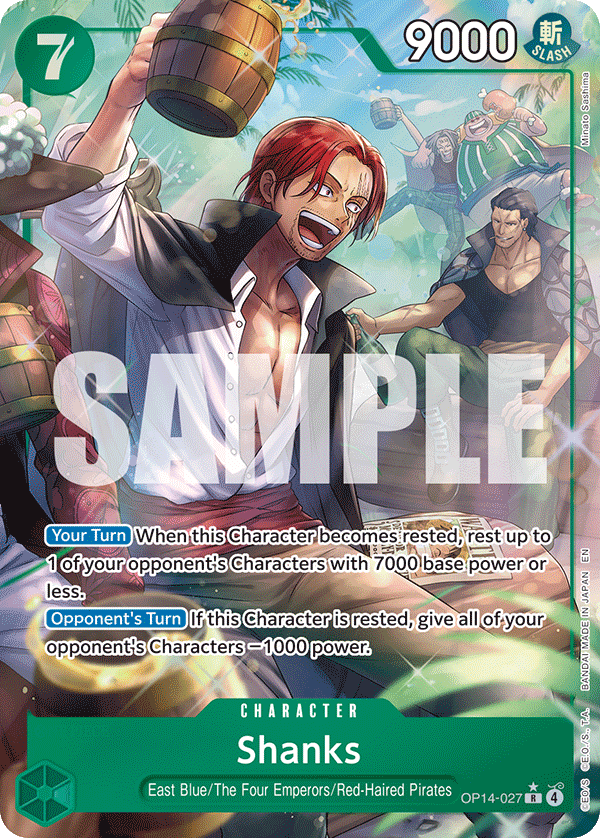 OP14-027 - Shanks (Alt Art)