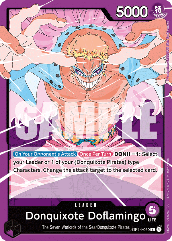 OP14-060 - Donquixote Doflamingo (Leader)