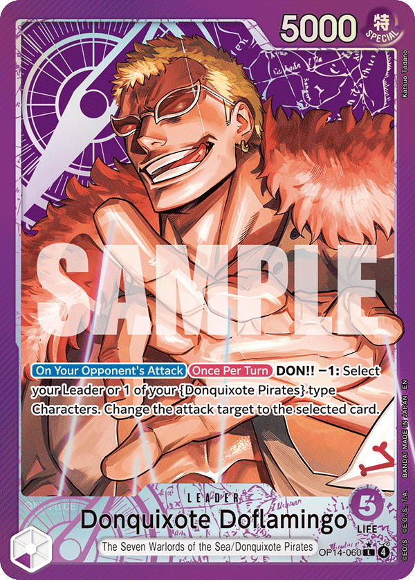OP14-060 - Donquixote Doflamingo (Leader) (Alt Art)