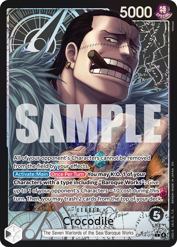 OP14-079 - Crocodile (Leader) (Alt Art)