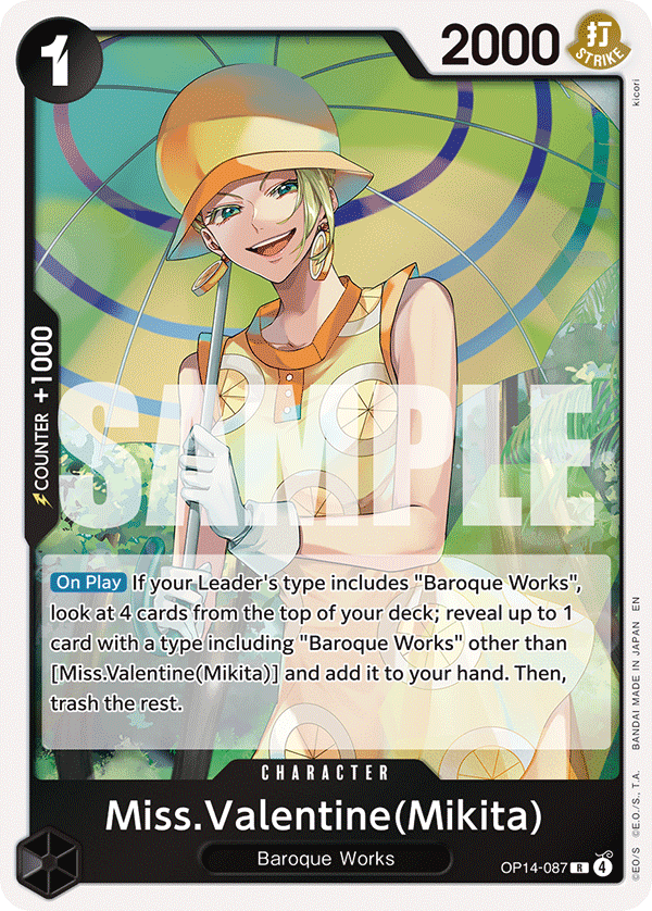 OP14-087 - Miss.Valentine(Mikita)