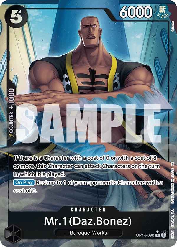 OP14-090 - Mr.1(Daz.Bonez) (Alt Art)