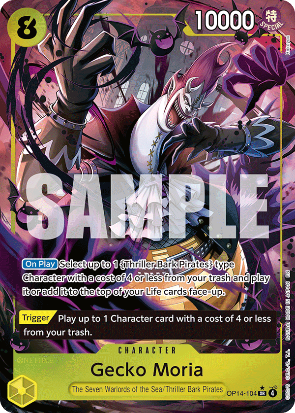 OP14-104 - Gecko Moria (SR) (Alt Art)