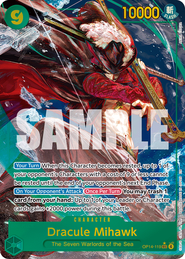 OP14-119 - Dracule Mihawk (SEC) (Alt Art)