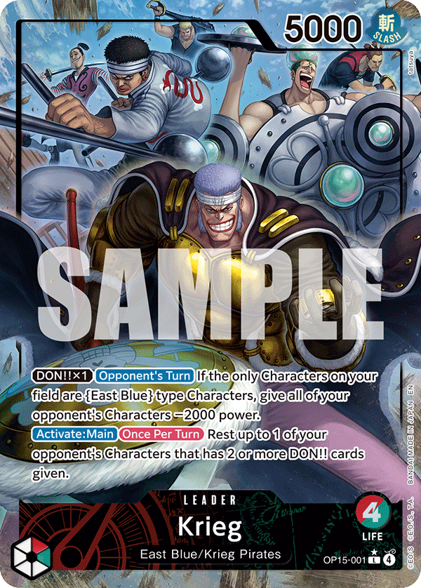 OP15-001 - Krieg (Leader) (Alt Art)