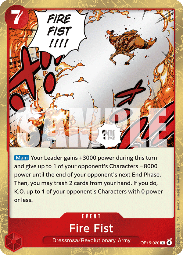 OP15-020 - Fire Fist