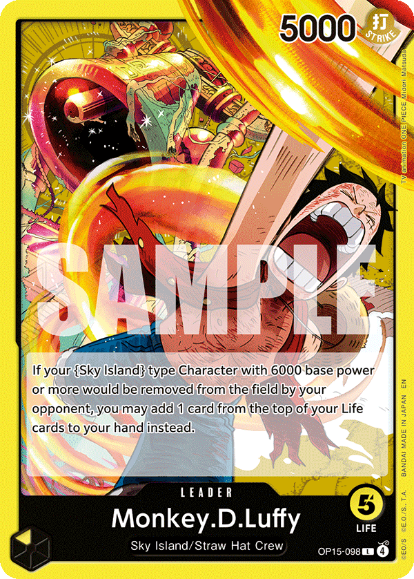 OP15-098 - Monkey.D.Luffy (Leader)