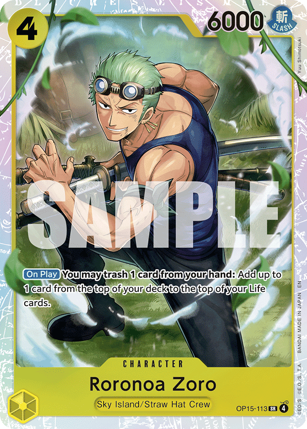 OP15-113 - Roronoa Zoro (SR)