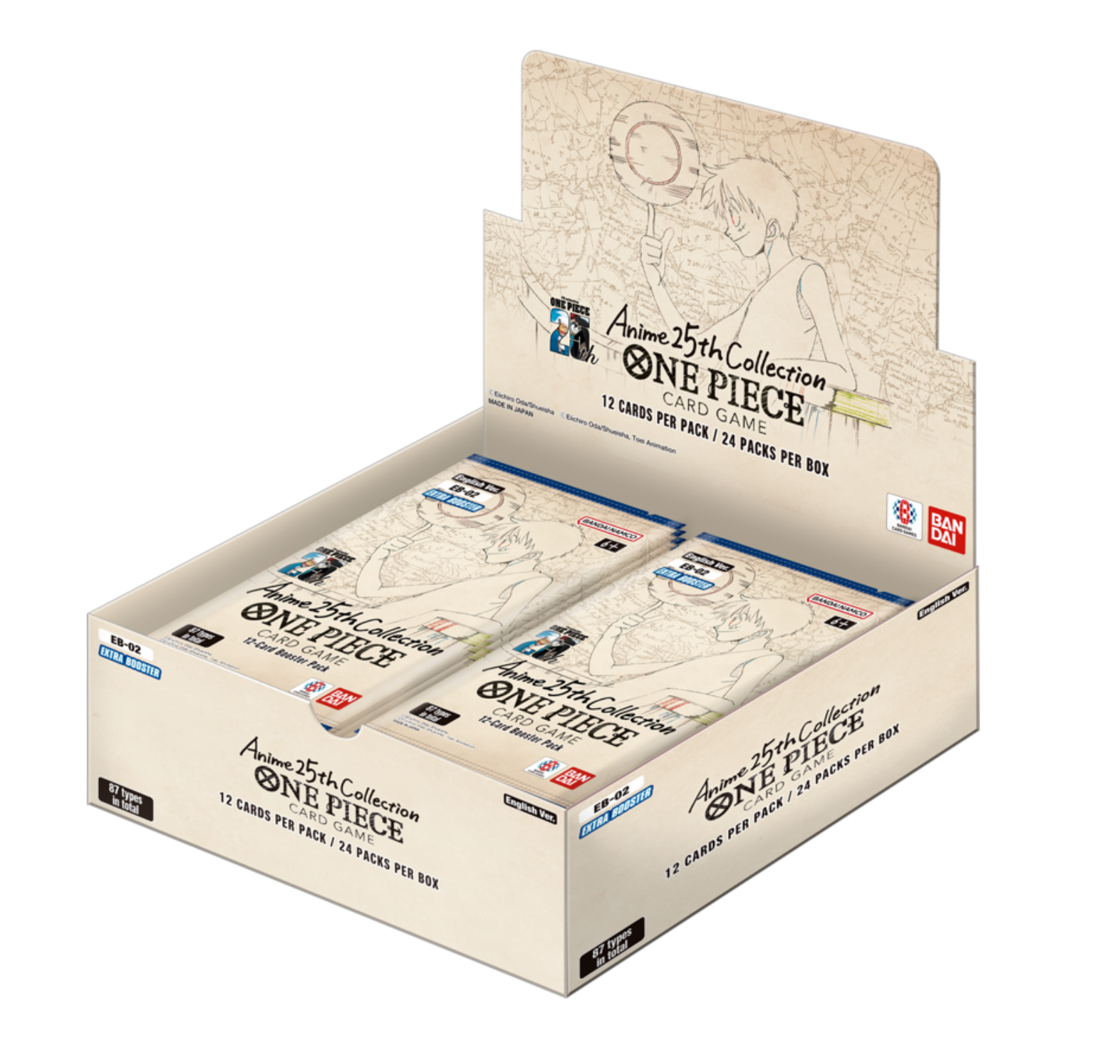 One Piece Card Game - Anime 25th Collection EB-02 Booster Box