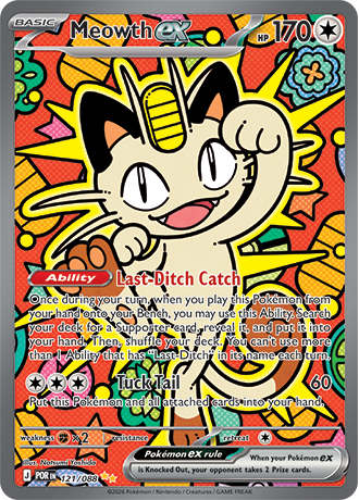 121/088 - Meowth Ex (Special Illustration Rare)