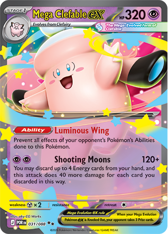 031/088 - Mega Clefable Ex