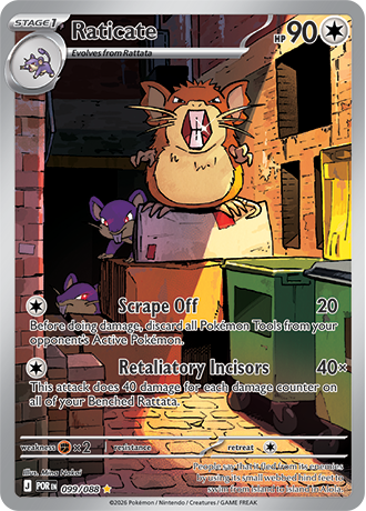 099/088 - Raticate (Illustration Rare)