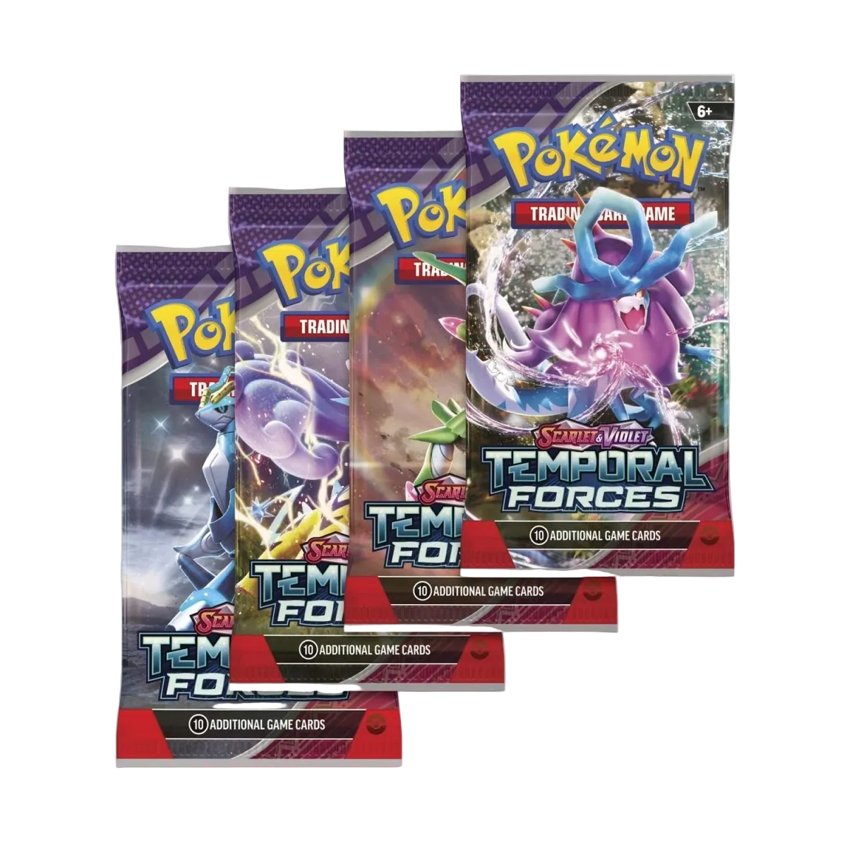 Pokemon TCG: Temporal Forces Art Set - 4 Booster Packs