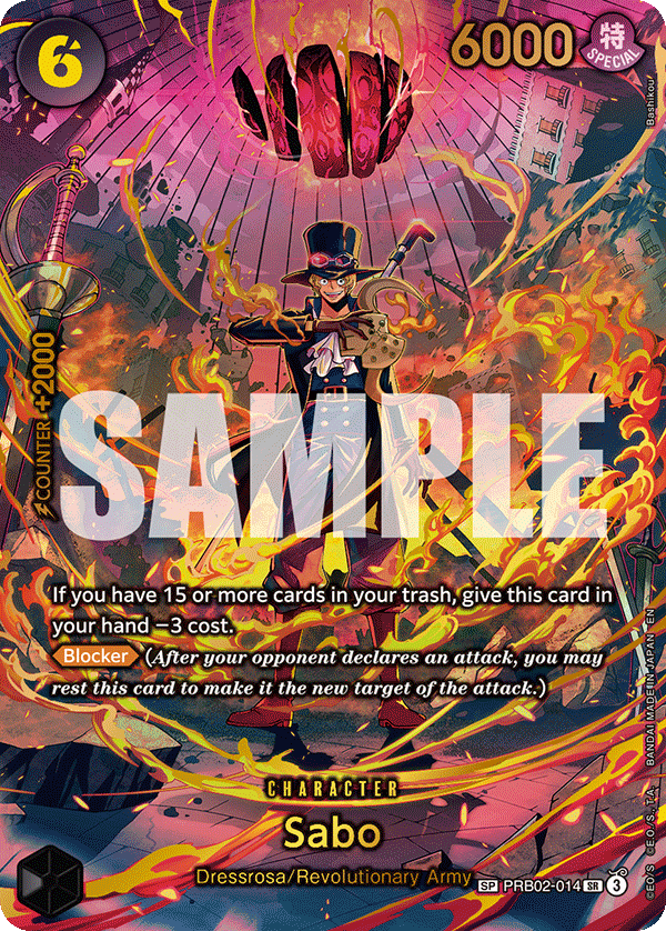 PRB02-014 - Sabo (Alt Art) (Special Card)