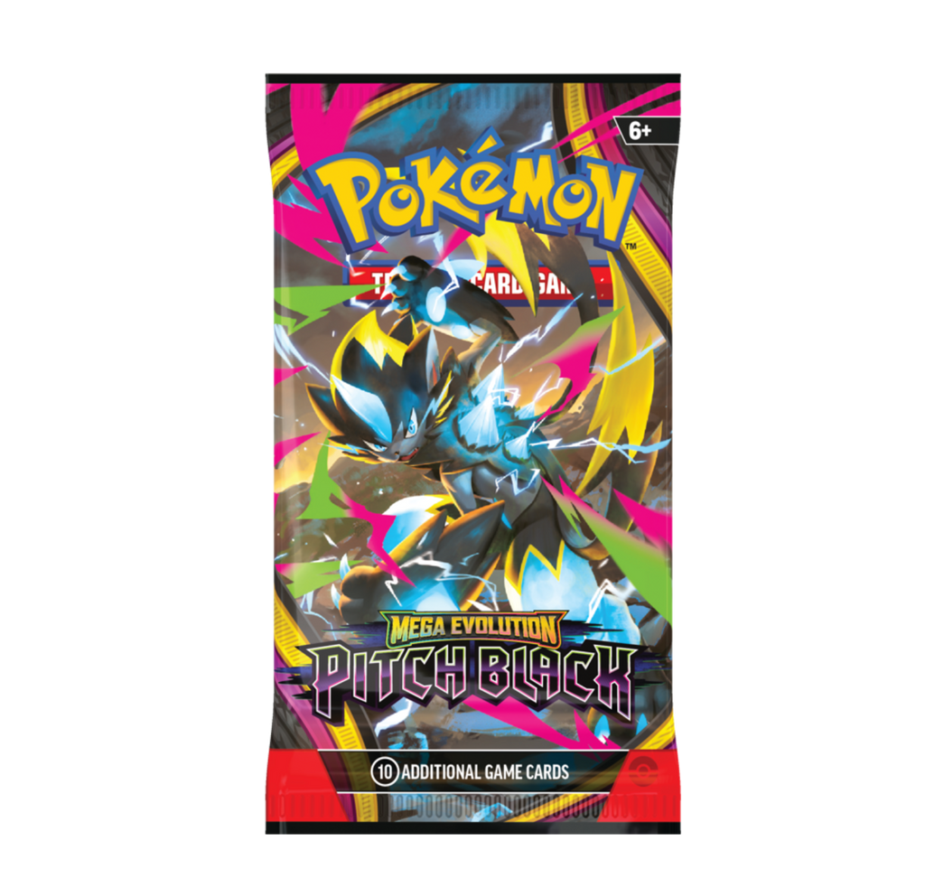 Pokemon TCG Mega Evolution - Pitch Black Booster Pack (10 cards)