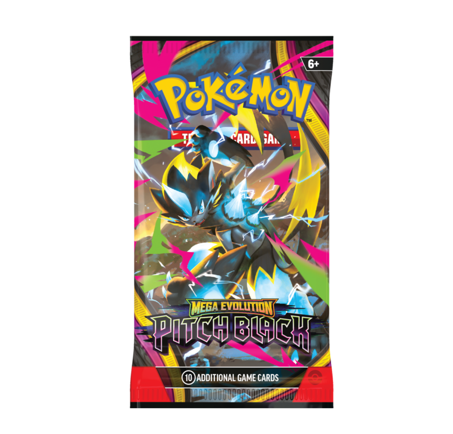 Pokemon TCG Mega Evolution - Pitch Black Booster Pack (10 cards)