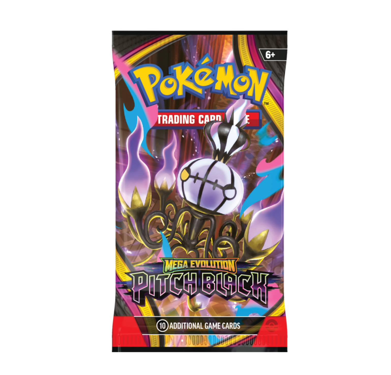 Pokemon TCG Mega Evolution - Pitch Black Booster Pack (10 cards)