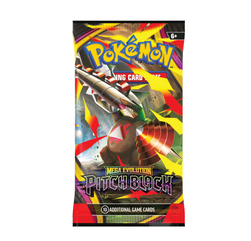 Pokemon TCG Mega Evolution - Pitch Black Booster Pack (10 cards)