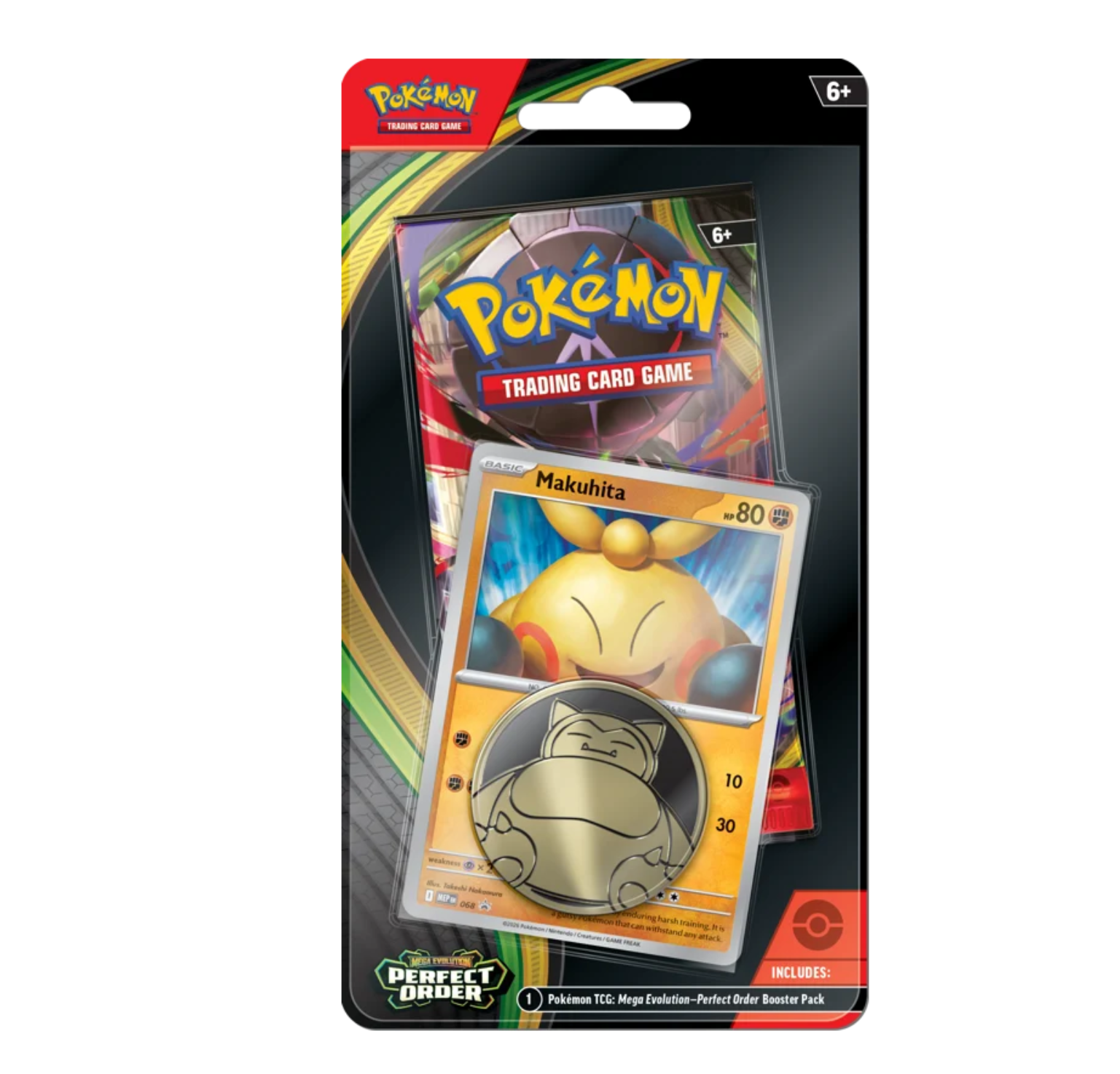 Pokemon TCG Mega Evolution Perfect Order Checklane Blister Makuhita