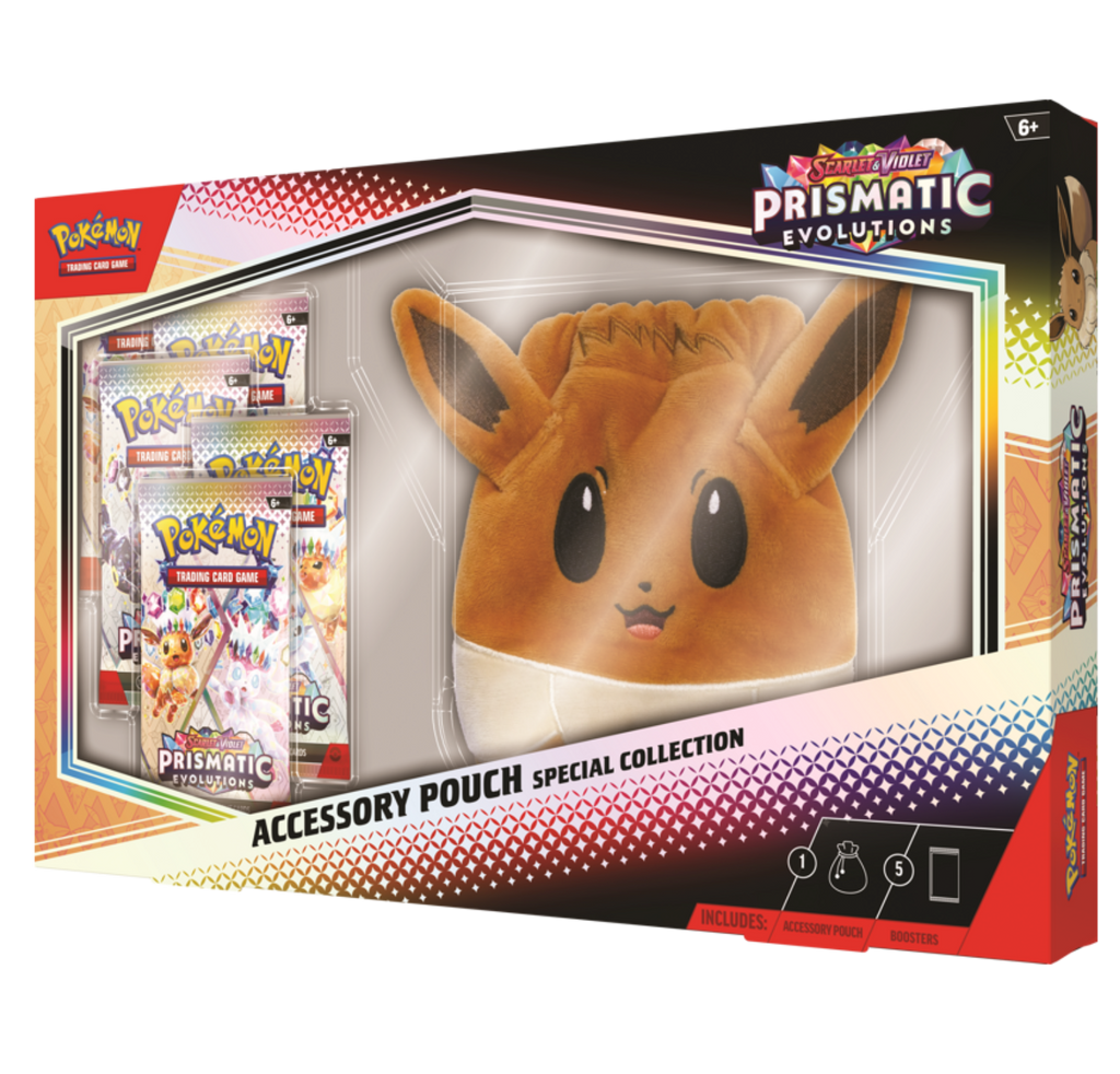 Pokemon TCG: Prismatic Evolutions Accessory Pouch Special Collection