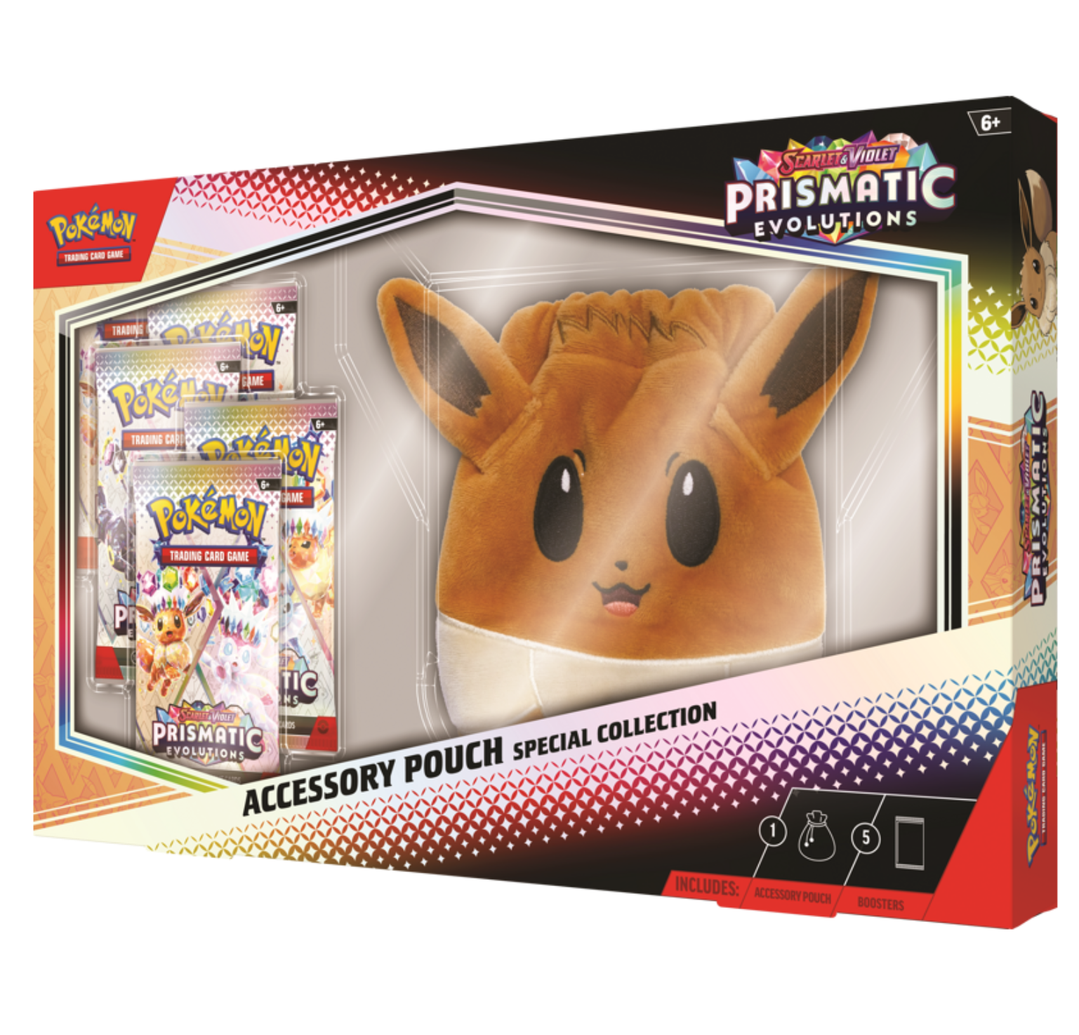 Pokemon TCG: Prismatic Evolutions Accessory Pouch Special Collection