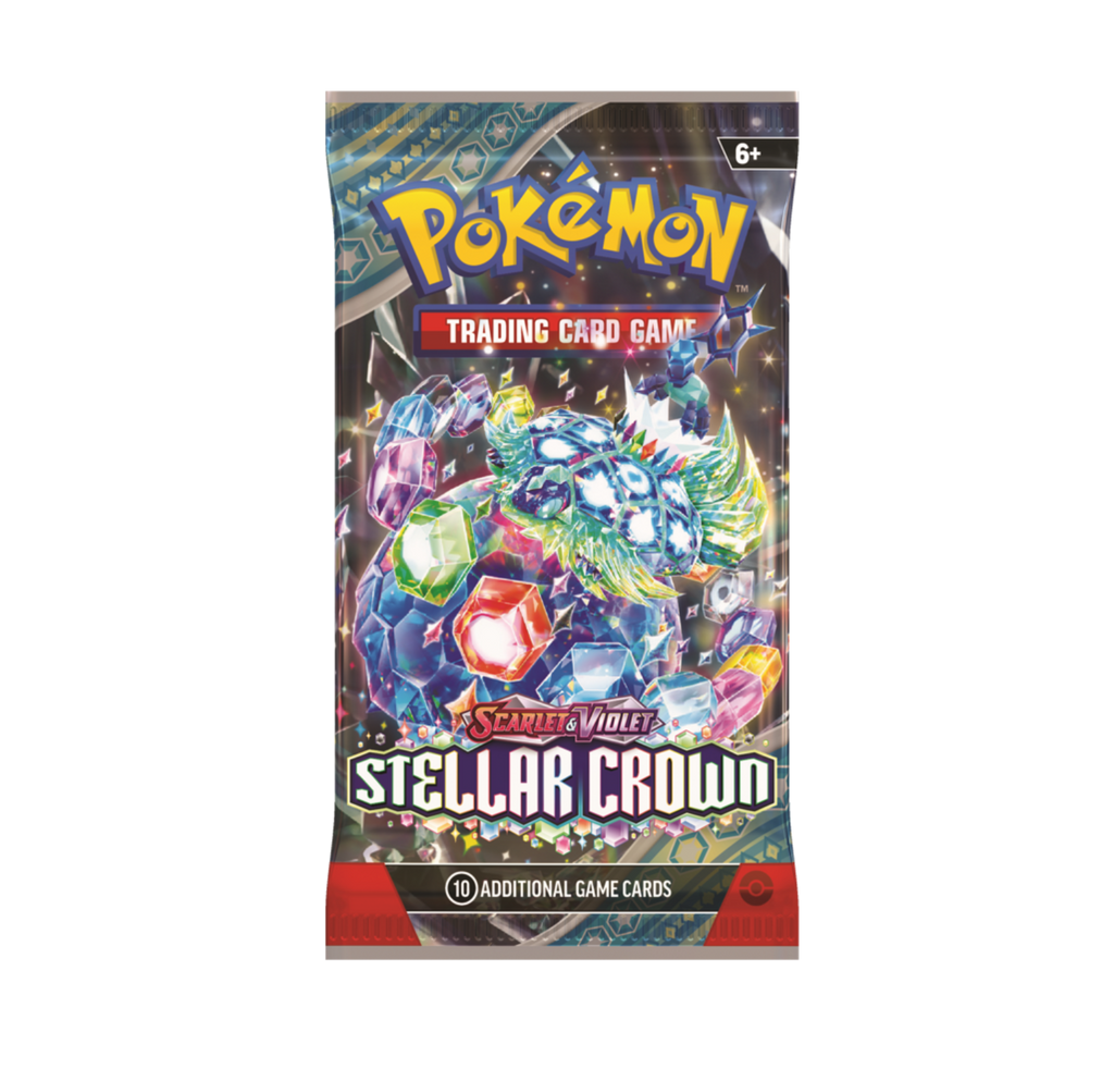 Pokemon TCG: Stellar Crown Booster Pack (10 Cards)