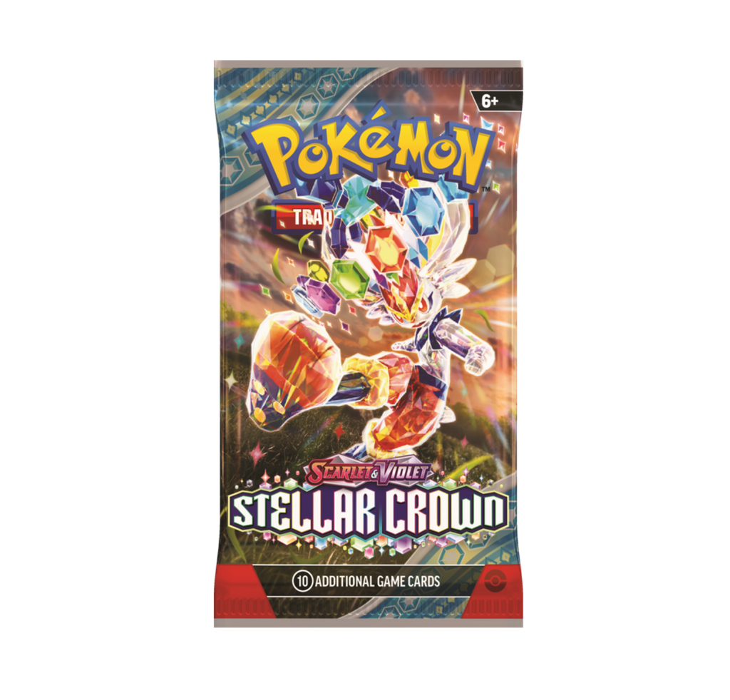 Pokemon TCG: Stellar Crown Booster Pack (10 Cards)