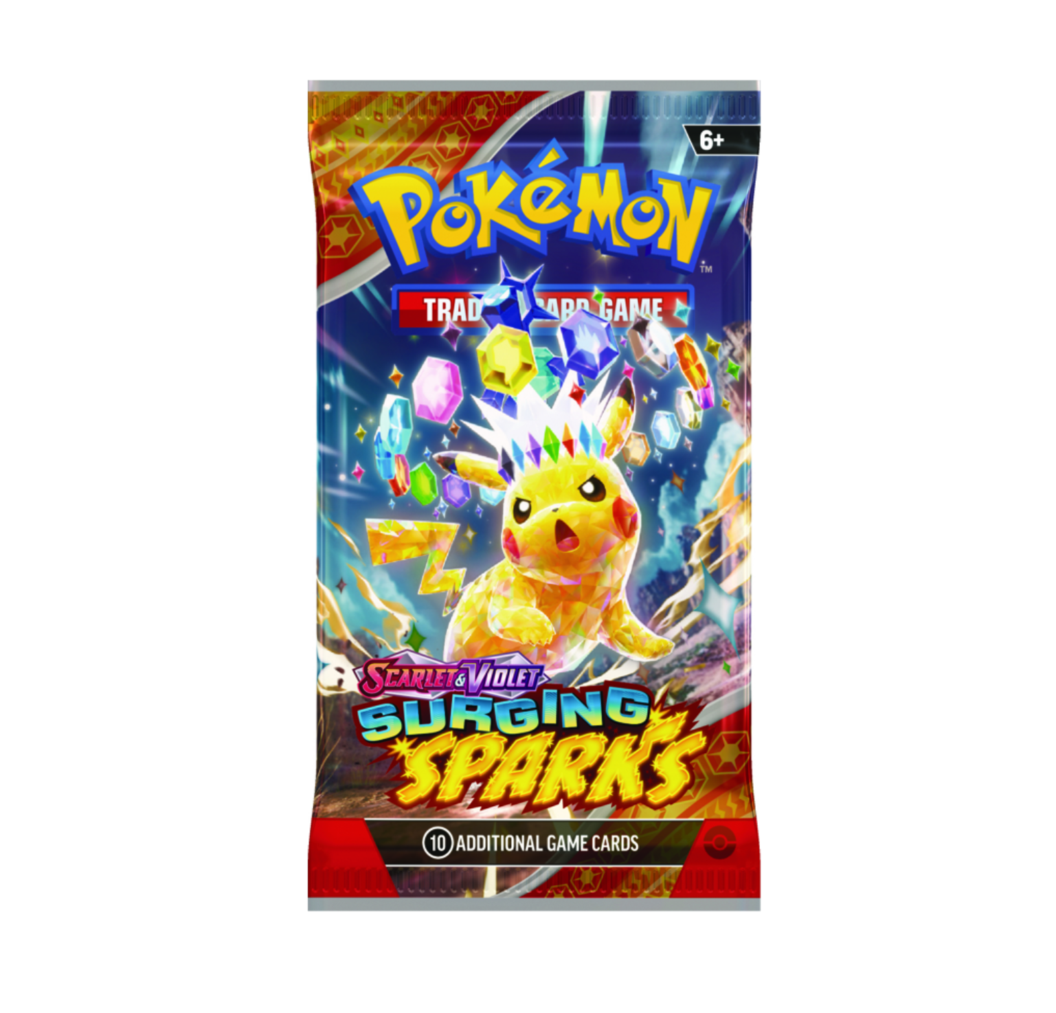Pokemon TCG: Surging Sparks Booster Pack (10 Cards)