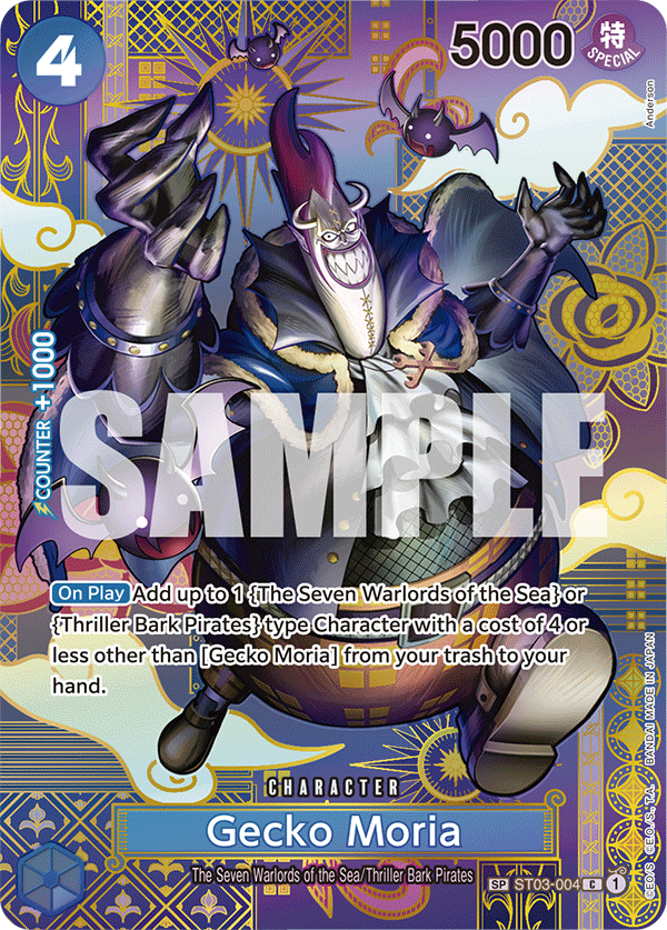 ST03-004 - Gecko Moria (Alt Art) (Special Card)