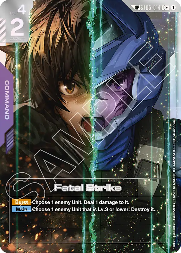 ST05-014 - Fatal Strike (C+) (Alt Art) (SP) (Special Card)