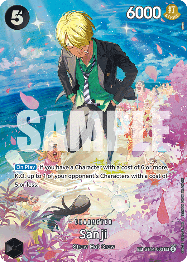 ST14-003 - Sanji (SR) (Alt Art) (Special Card)