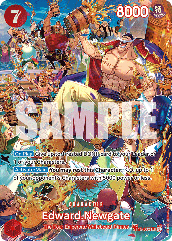 ST15-002 - Edward.Newgate (SR) (Alt Art) (Special Card)