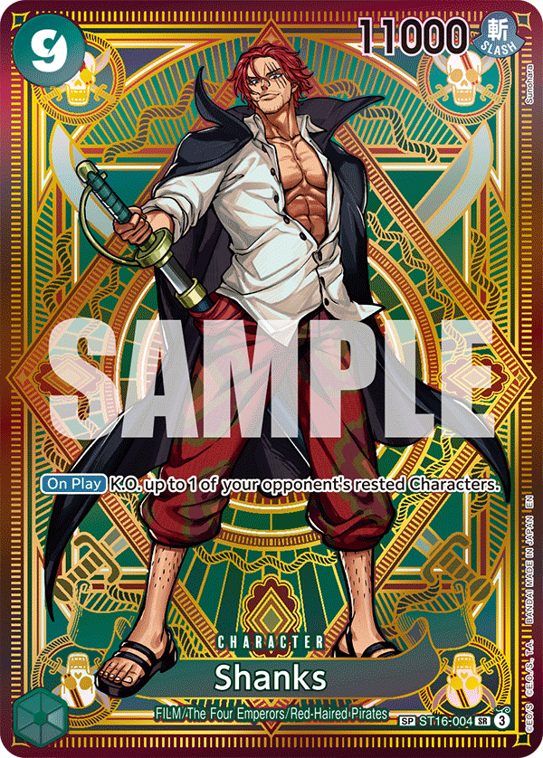 ST16-004 - Shanks (SR) (Alt Art) (Special Card)