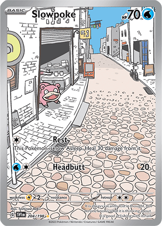 204/198 - Slowpoke (Illustration Rare)