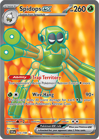 223/198 - Spidops Ex (Ultra Rare)