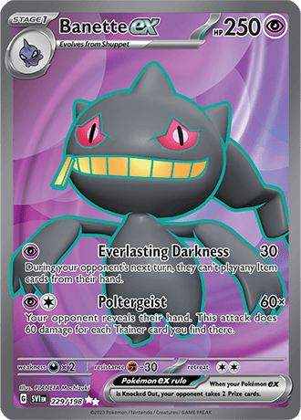 229/198 - Banette Ex (Ultra Rare)