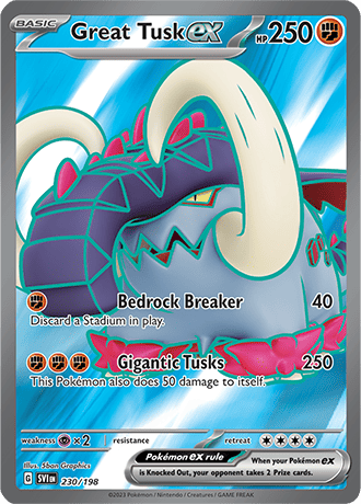 230/198 - Great Tusk Ex (Ultra Rare)