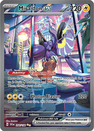 244/198 - Miraidon Ex (Special Illustration Rare)