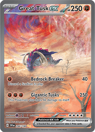 246/198 - Great Tusk Ex (Special Illustration Rare)