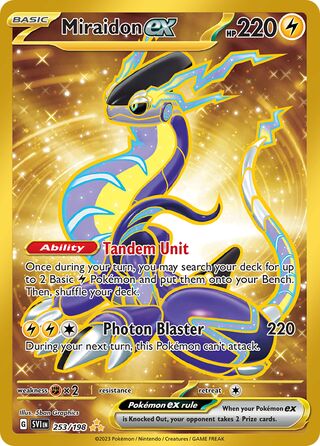 253/198 - Miraidon Ex (Hyper Rare)