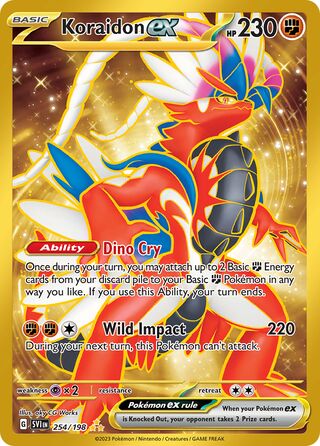 254/198 - Koraidon Ex (Hyper Rare)